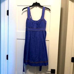 Jessica Simpson periwinkle tie-back dress